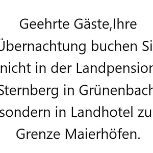 *** Pensión Uebernachtungsmoeglichkeit In Maierhoefen Alemania